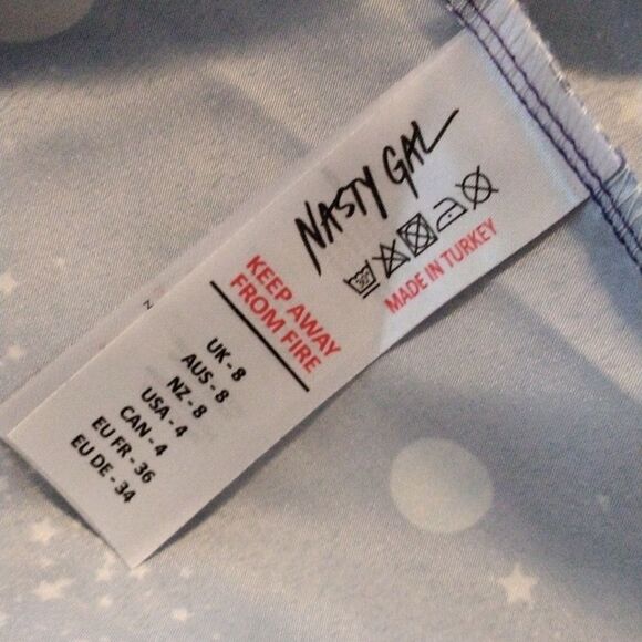 Nasty Gal Satin Pajamas Spacecore - Picture 6 of 9